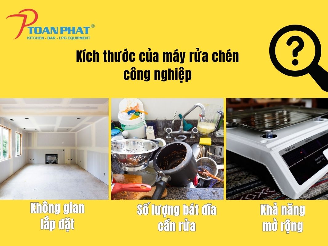Những lưu ý khi mua máy rửa bát công nghiệp bạn cần biết 4 Kich thuoc cua may rua chen cong nghiep