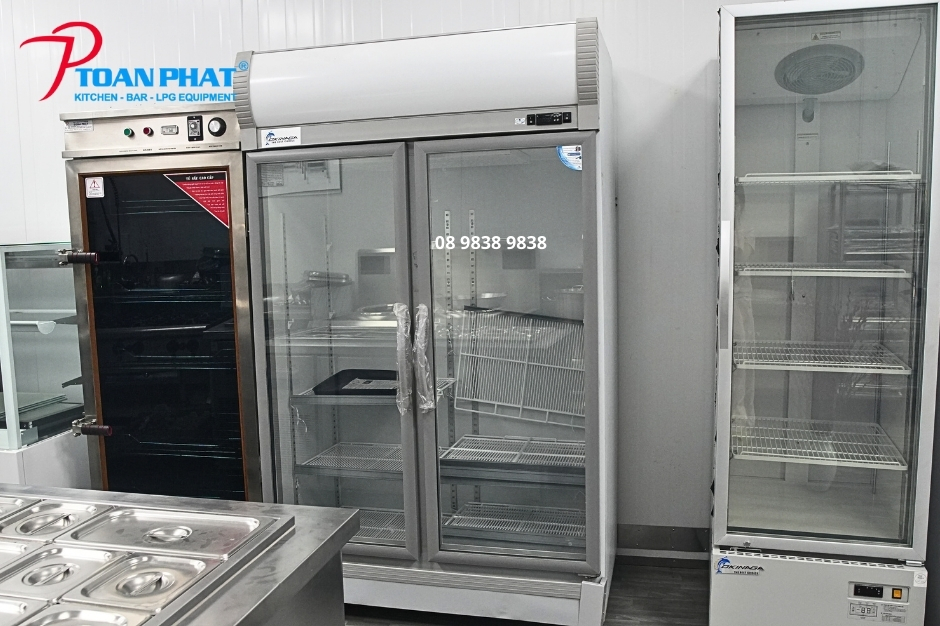 Tủ đông 2 cánh kính