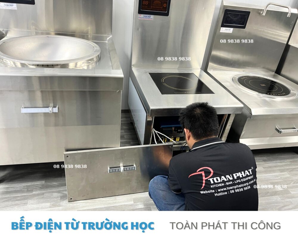 Bếp điện từ công nghiệp Toàn Phát
