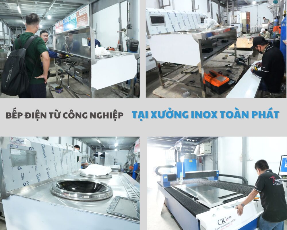 Bếp điện từ công nghiệp Toàn Phát