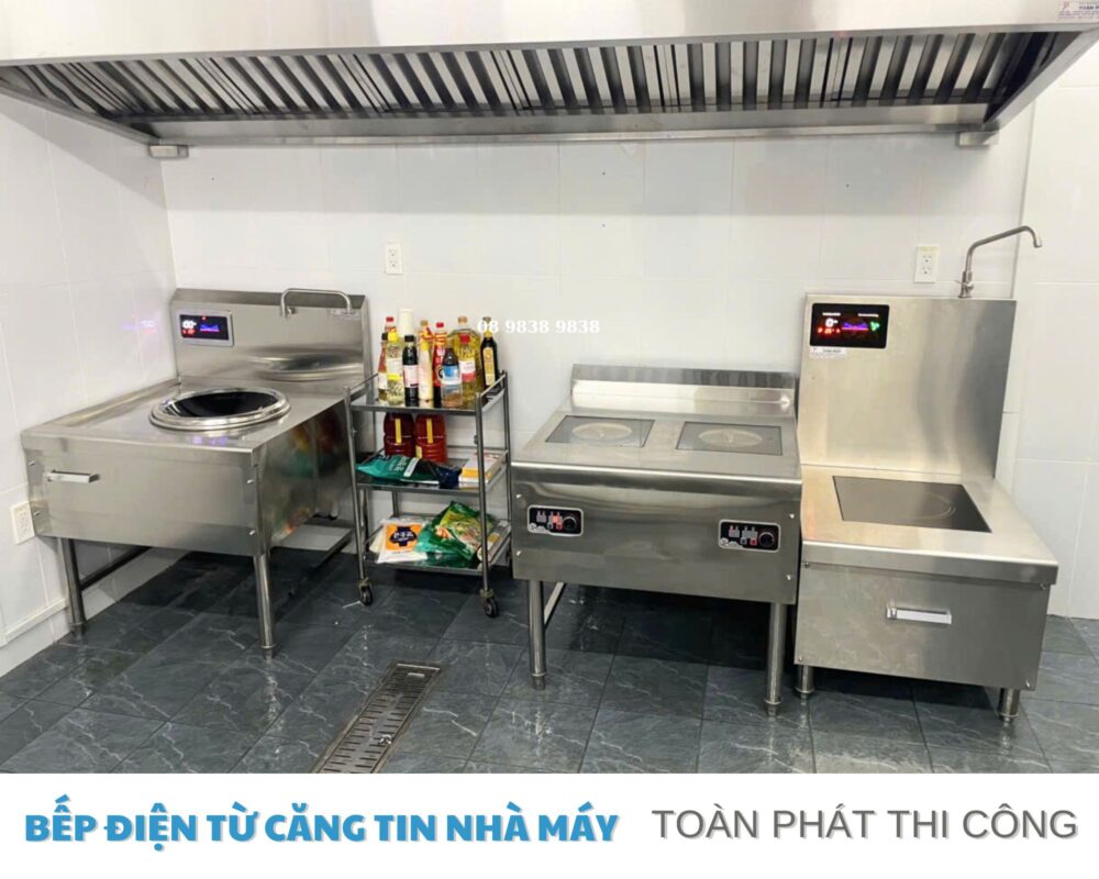 Bếp điện từ công nghiệp Toàn Phát