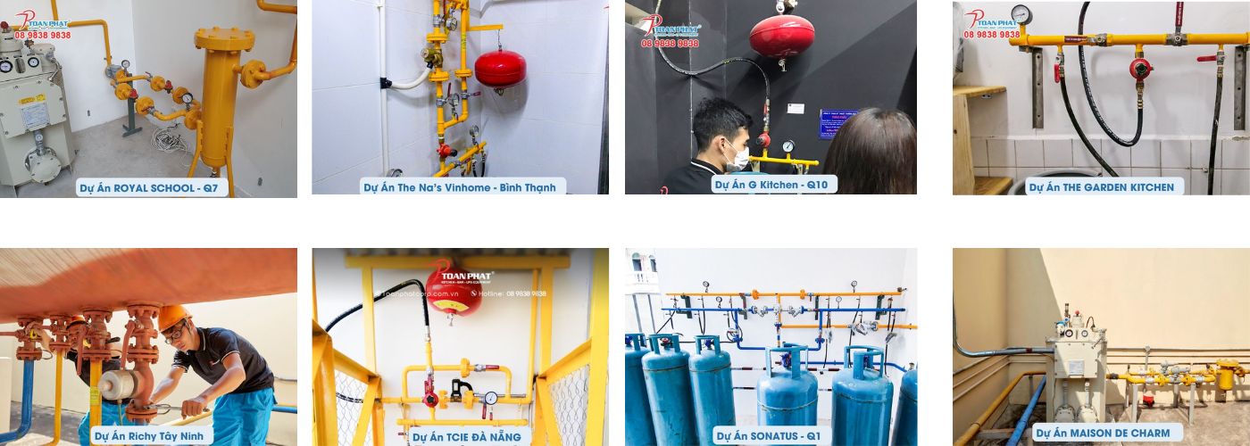 DỰ ÁN TIÊU BIỂU: THI CÔNG HỆ THỐNG GAS CHO NHÀ HÀNG WOKKU UDON TẠI DIAMOND PLAZA 13 Dự án hệ thống gas do Toàn Phát thực hiện
