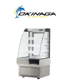 TỦ TRƯNG BÀY BÁNH KÍNH CONG OKINAGA SRCD–120