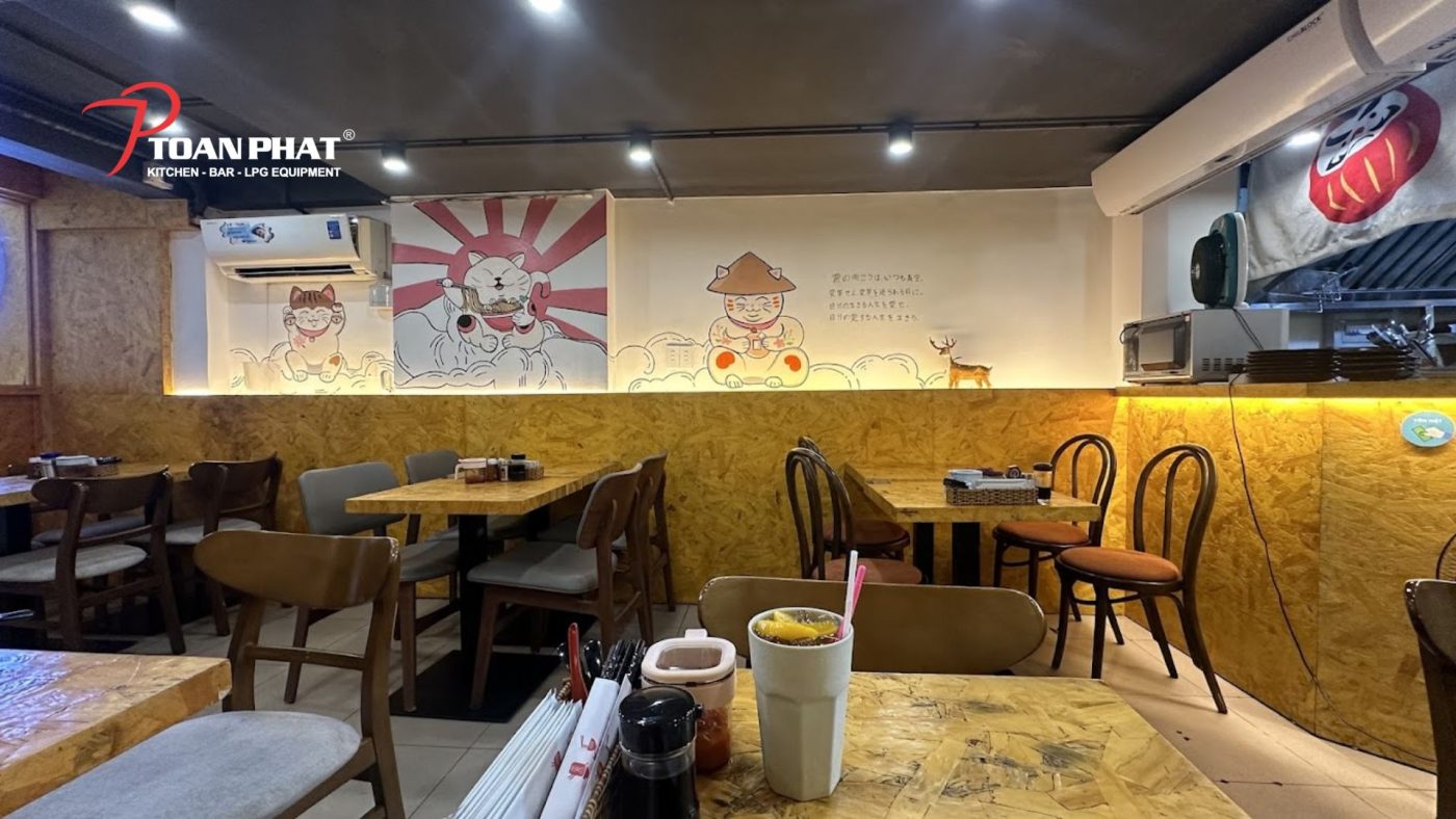 DỰ ÁN TIÊU BIỂU: THI CÔNG HỆ THỐNG GAS CHO NHÀ HÀNG WOKKU UDON TẠI DIAMOND PLAZA 9 Nhà hàng Nhật Wokku Udon