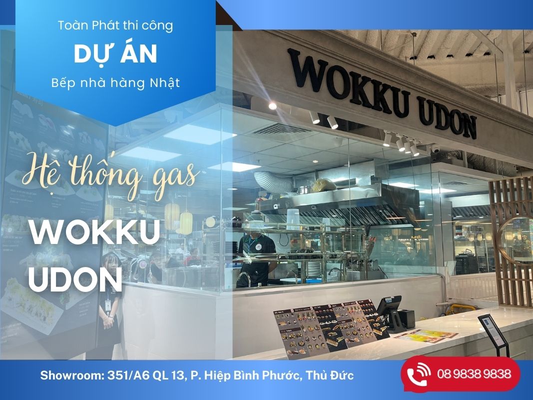 DỰ ÁN TIÊU BIỂU: THI CÔNG HỆ THỐNG GAS CHO NHÀ HÀNG WOKKU UDON TẠI DIAMOND PLAZA 8 Thi công hệ thống gas cho Nhà hàng Wokku Udon tại Diamond Plaza