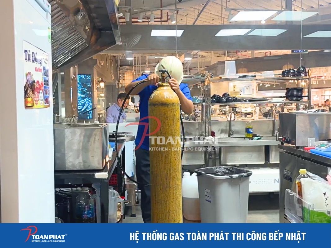 DỰ ÁN TIÊU BIỂU: THI CÔNG HỆ THỐNG GAS CHO NHÀ HÀNG WOKKU UDON TẠI DIAMOND PLAZA 11 Thi công hệ thống gas