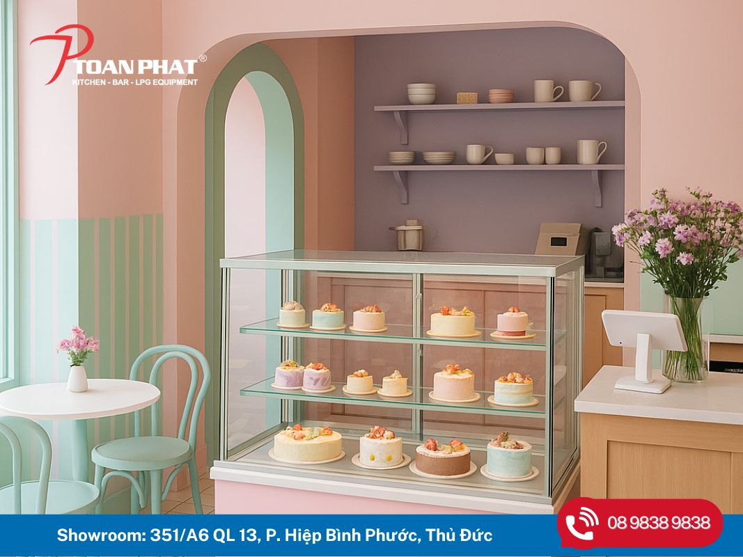 Top 40 mẫu thiết kế tiệm bánh kem nhỏ xinh, tối ưu nhất hiện tại 8 Tiệm bánh tông pastel ngọt ngào