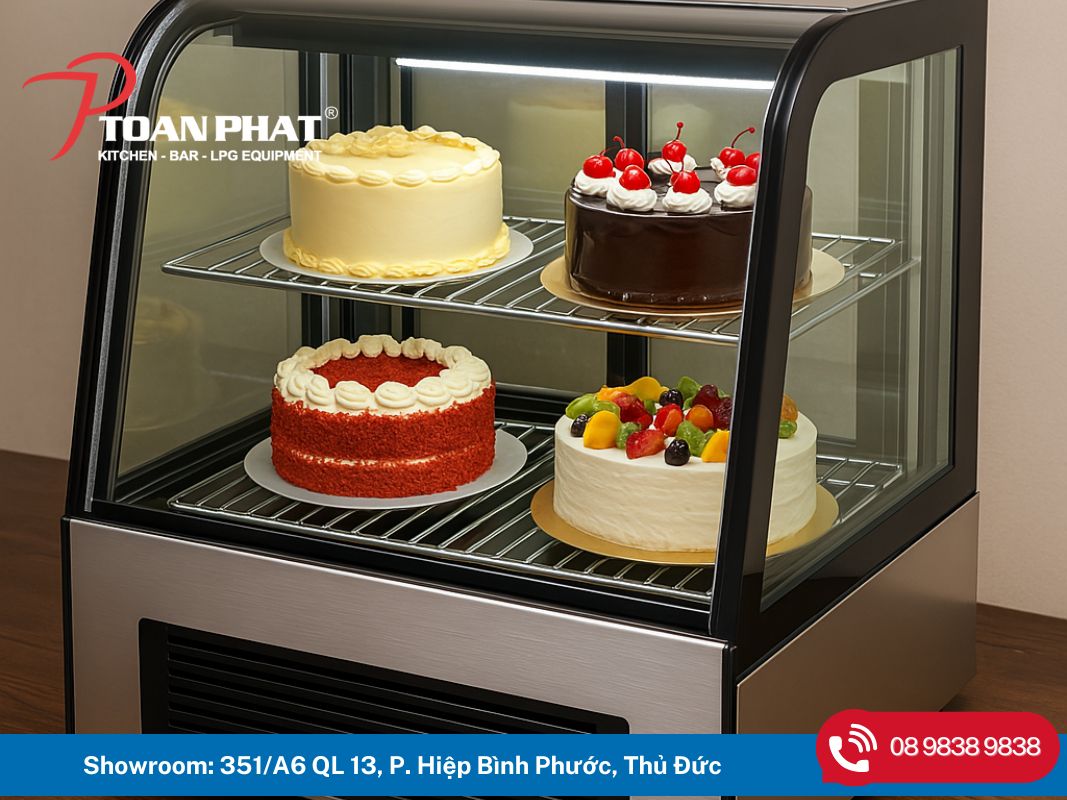 Tủ trưng bày bánh kem mini