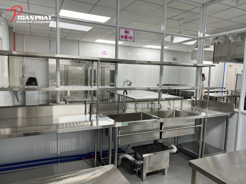 Bếp bệnh viện Nhi Đồng 1 do Toàn Phát thi công