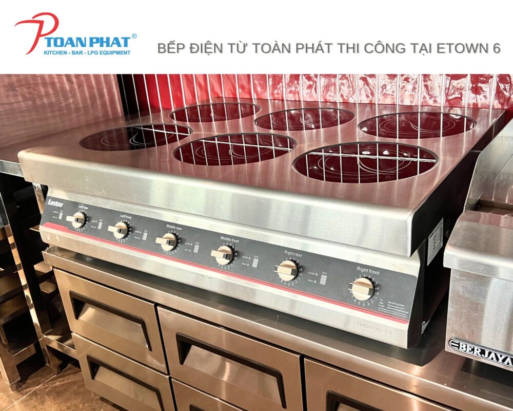 Bếp điện từ TOÀN PHÁT thi công