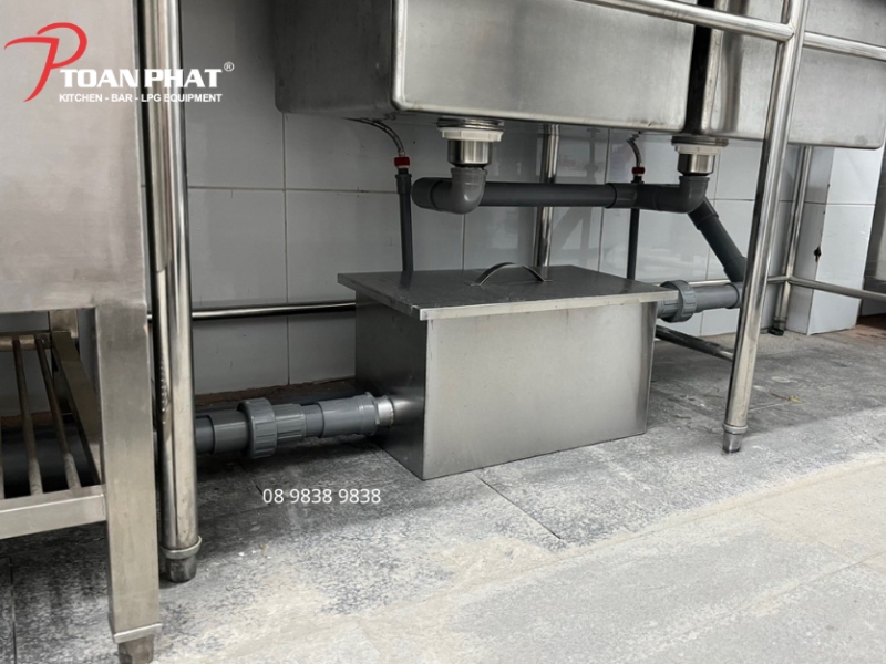 TOÀN PHÁT - THI CÔNG BẾP CĂN TIN NHÀ MÁY 6 Hệ thống xử lý dầu mỡ