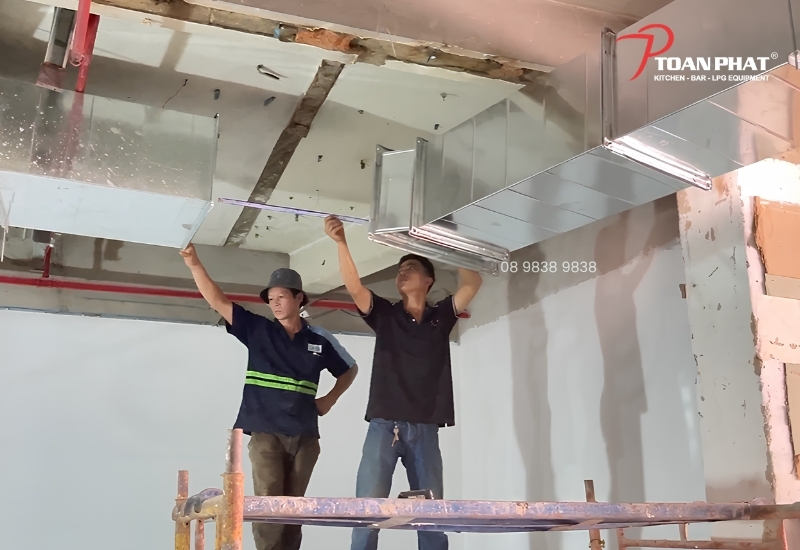 Toàn Phát nhận tư vấn, thiết kế, sản xuất và thi công trọn gói hệ thống hút khói theo yêu cầu thực tế của từng doanh nghiệp