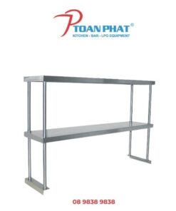 KỆ PHẲNG INOX ĐỂ BÀN HAI TẦNG