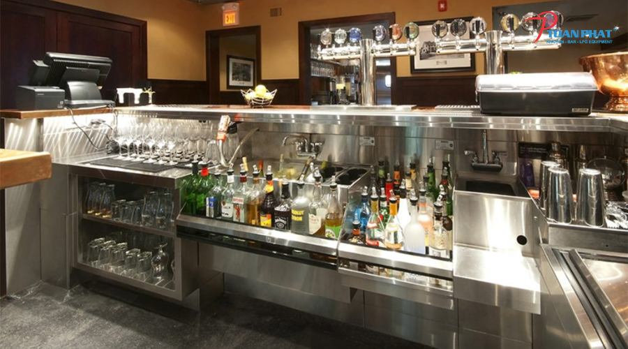 GIẢI PHÁP THI CÔNG BAR – CAFE – TRÀ SỮA 9 Module quầy bar đẹp sẽ tạo ấn tượng tốt đối với khách hàng