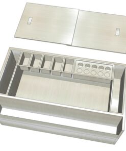 Module quầy pha chế có thùng rác cửa lật 6 THUNG DA KHAY 1200 1 1