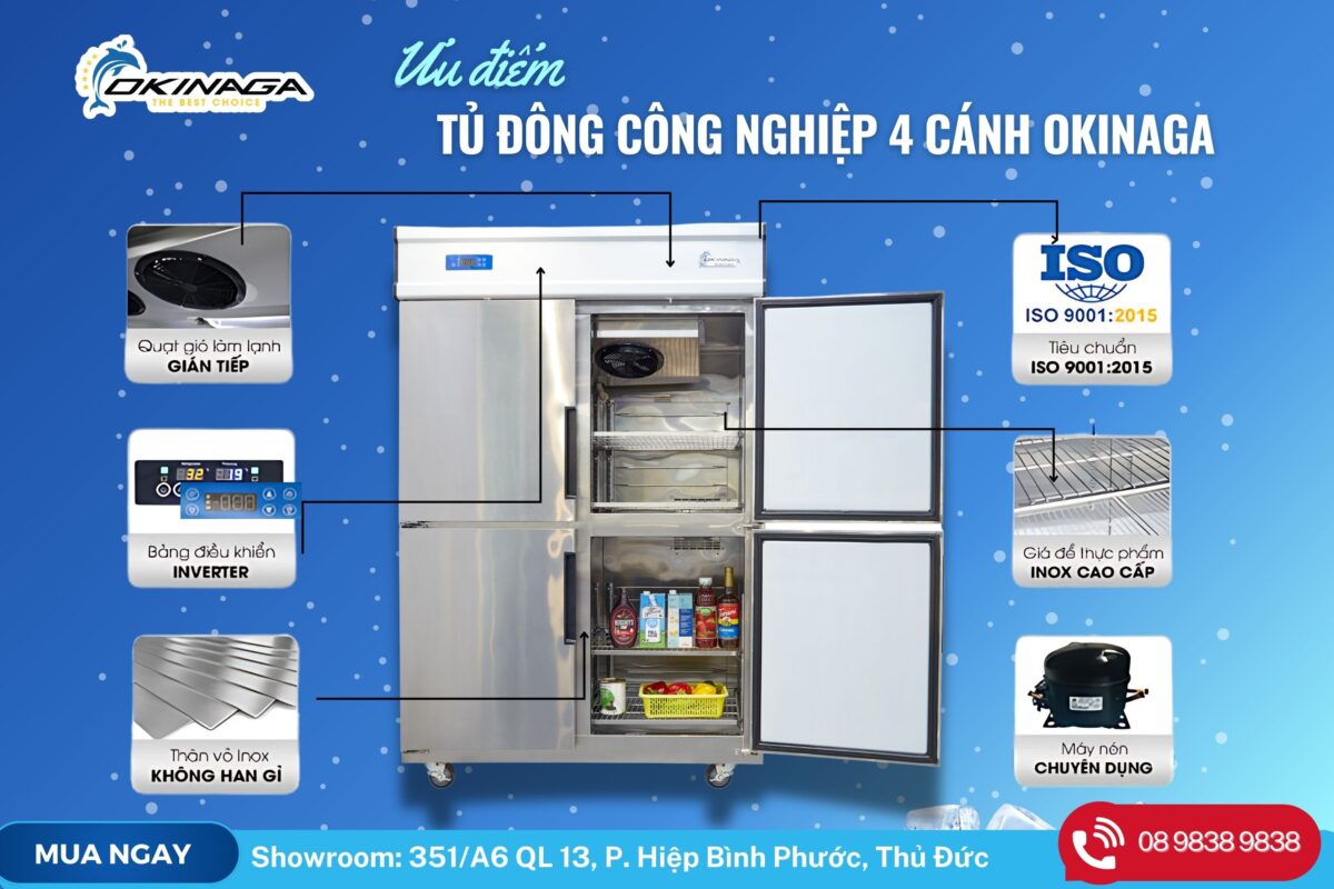 Tủ đông công nghiệp Okinaga