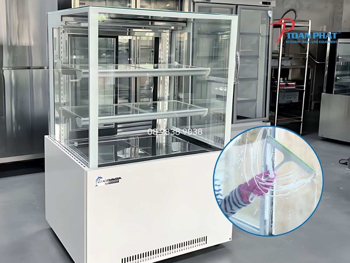 BẬT MÍ 6 TIPS VỆ SINH TỦ TRƯNG BÀY BÁNH ĐƠN GIẢN VÀ HIỆU QUẢ 7 VE SINH TU TRUNG BAY BANH Ve sinh dem kin cua 1