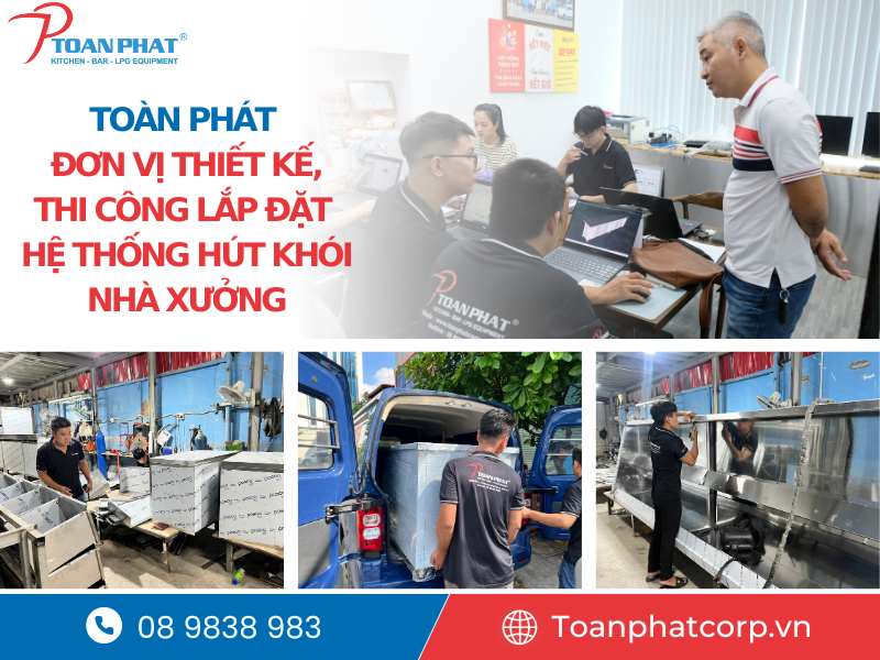 Hệ thống hút khói nhà xưởng PCCC: Mọi thông tin cần biết 4 Toàn Phát là đơn vị hàng đầu trong việc thiết kế và thi công hệ thống hút khói nhà xưởng