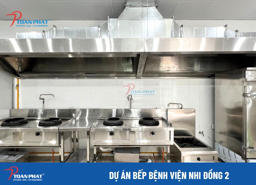 Hệ thống hút khói bệnh viện nhi đồng 2