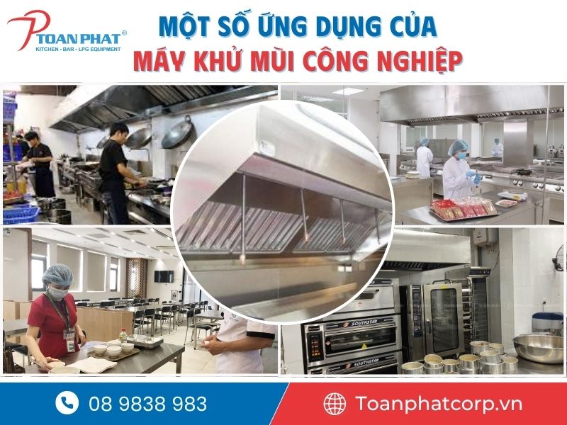 Máy khử mùi công nghiệp cao cấp, hiệu suất cao | Tiết kiệm điện 1 một số ứng dụng của máy khử mùi công nghiệp
