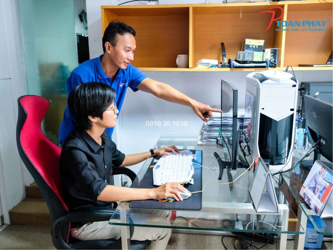 QUY TRÌNH DỊCH VỤ 6 BƯỚC TƯ VẤN - THIẾT KẾ - GIAO HÀNG - LẮP ĐẶT - BẢO HÀNH CHO CĂN TIN TRƯỜNG HỌC BỆNH VIỆN CỦA TOÀN PHÁT 5 xuong san xuat inox24 1067x800 1