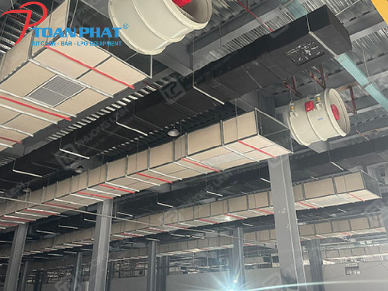 Cách tính lưu lượng quạt hút khói nhà xưởng chính xác 100% 5 Không gian nhà xưởng khi lắp đặt hệ thống hút khói