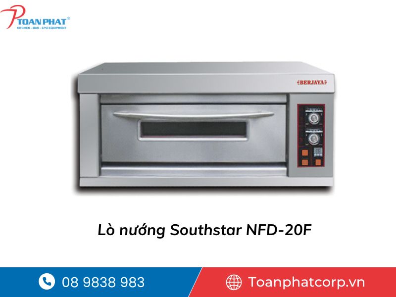 Lò nướng Southstar 1 tầng 2 khay 6 Lò nướng Southstar NFD-20F