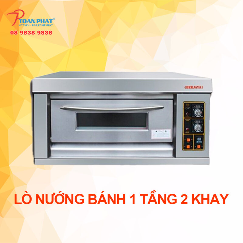 Lò nướng bánh Berjaya - Thiết bị phải có cho một tiệm bánh 3 lo nunog 1 khay lon