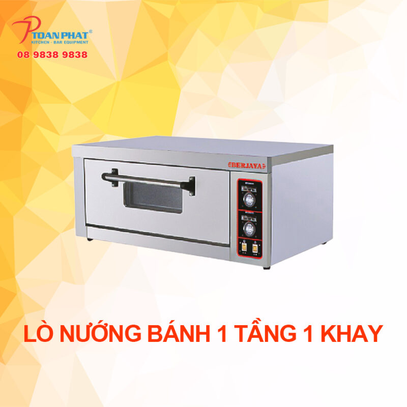 Lò nướng bánh Berjaya - Thiết bị phải có cho một tiệm bánh 2 lo nunog 1 khay nho 1