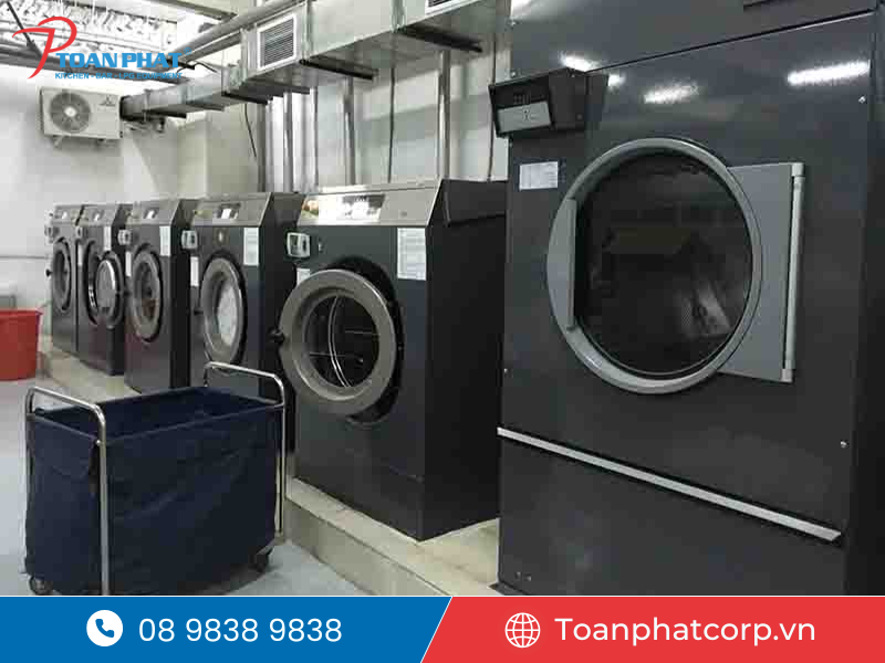 Cấu tạo chung của các dòng máy sấy công nghiệp cho tiệm giặt ủi