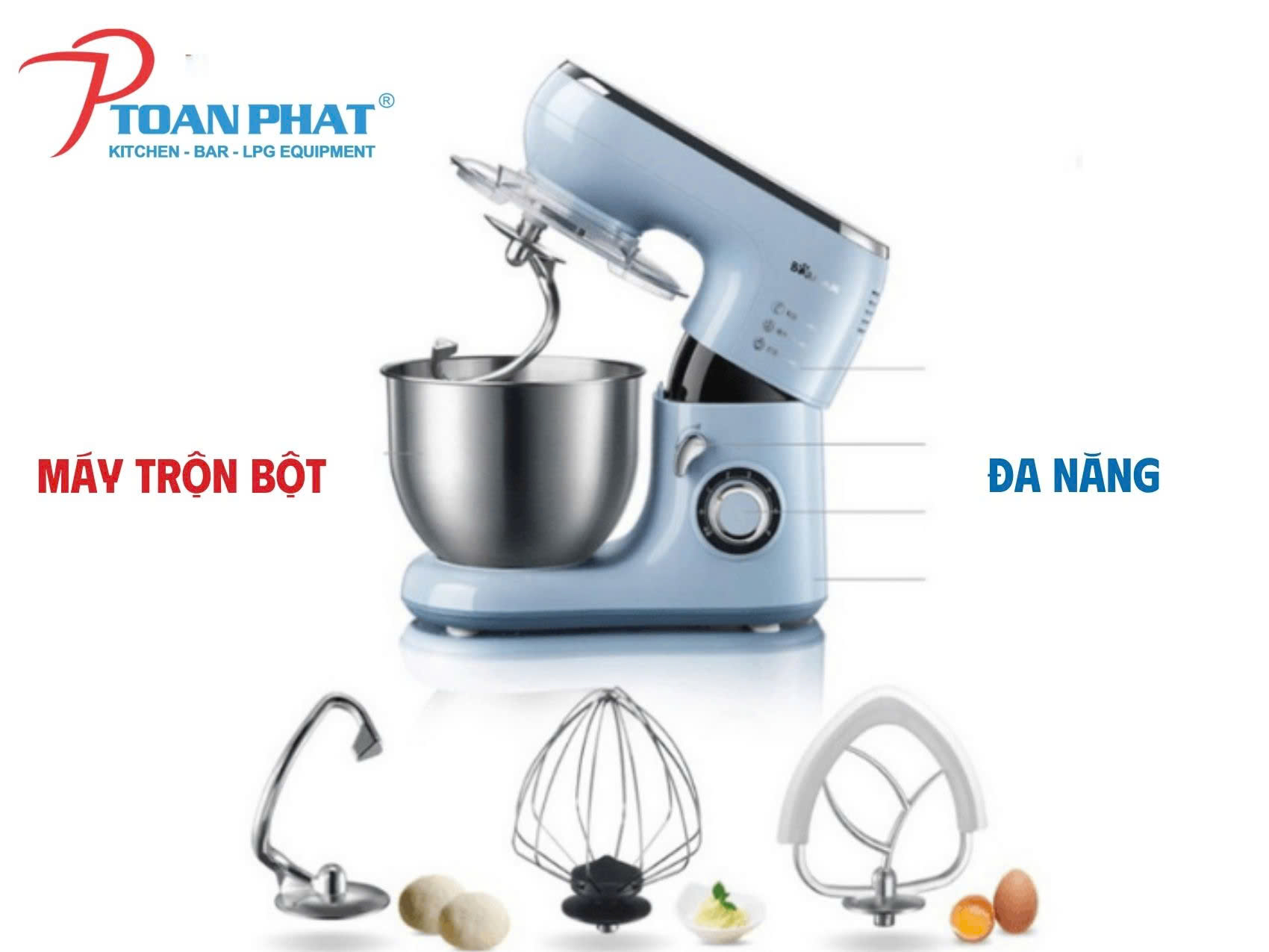 Máy trộn bột phân theo chức năng