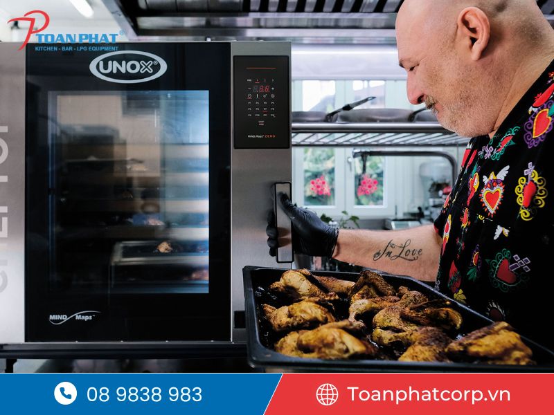 Ứng dụng thực tế của lò hấp nướng công nghiệp