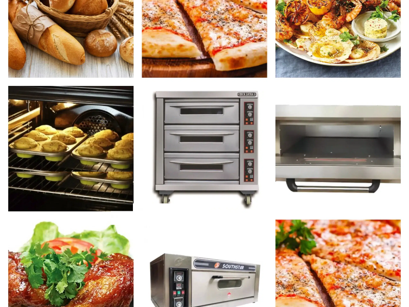 Lò nướng Berjaya có thể nướng đa dạng các loại thực phẩm