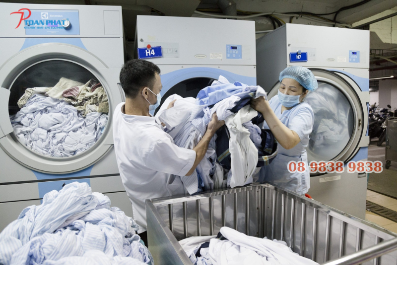 8 mô hình kinh doanh giặt sấy có lợi nhuận phổ biến tại Việt Nam 3 Giặt sấy công nghiệp chuyên dụng cho bệnh viện, phòng khám, viện dưỡng lão