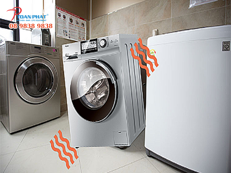 10+ Lỗi máy giặt công nghiệp thường gặp và cách xử lý tốt nhất 2 Lỗi máy giặt công nghiệp kêu to và rung lắc mạnh