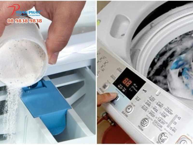 10+ Lỗi máy giặt công nghiệp thường gặp và cách xử lý tốt nhất 8 Lỗi máy giặt công nghiệp dính bột giặt trên quần áo