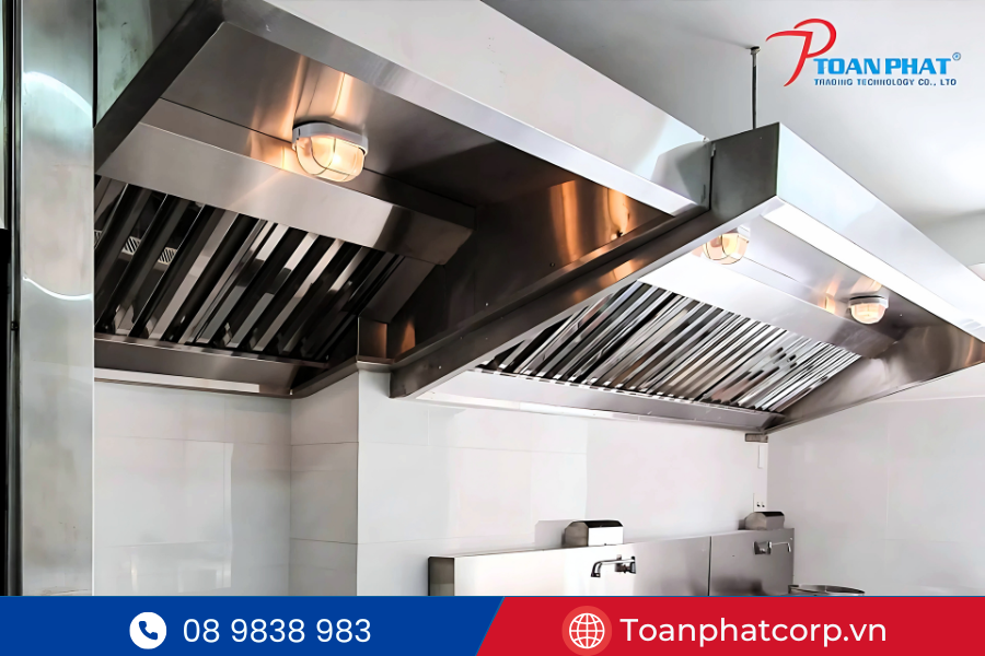 Dự án hệ thống bếp nhà hàng Maison de Charme 8 Hệ thống hút khói do Toàn Phát sản xuất và lắp đặt