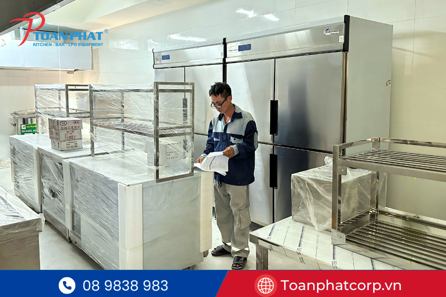 Dự án hệ thống bếp nhà hàng Maison de Charme 7 Thiết bị bảo quản do Toàn Phát thi công và lắp đặt