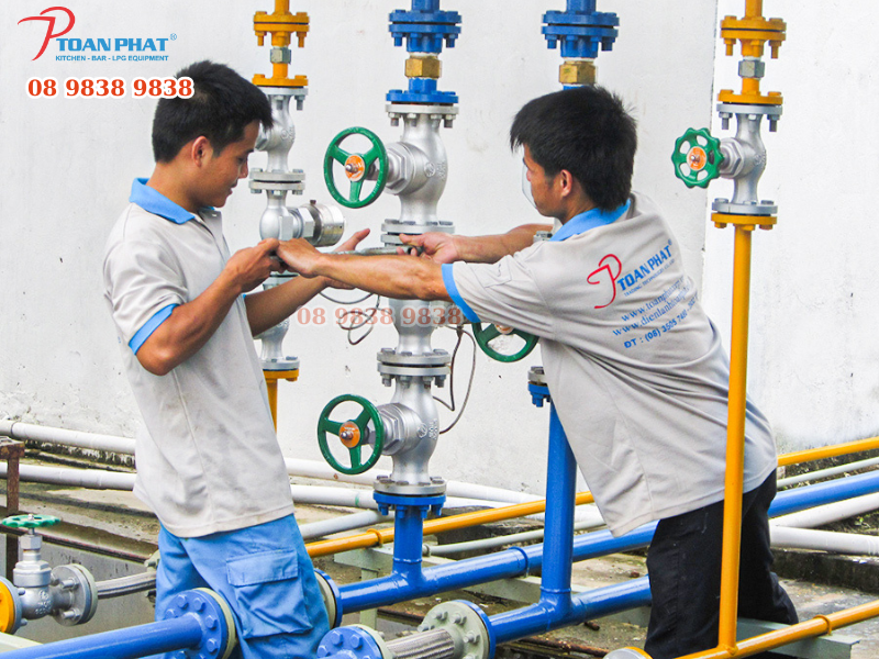 DỰ ÁN HỆ THỐNG BỒN GAS NHÀ MÁY TIMELAND 4 Quy trình thi công dự án chuyên nghiệp