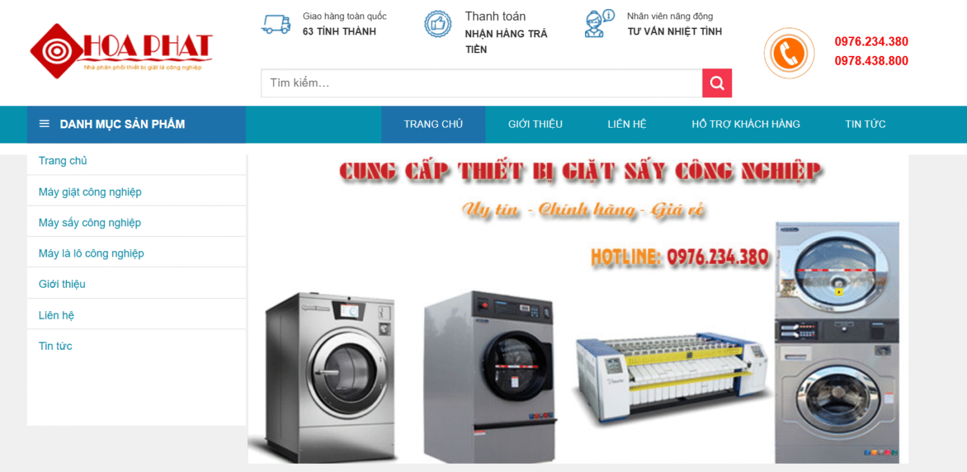 TOP 5 nhà cung cấp máy giặt công nghiệp tại TPHCM uy tín #1 2 Máy giặt công nghiệp Hòa Phát
