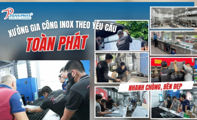 DỰ ÁN THIẾT KẾ BẾP CÔNG NGHIỆP CHO TRƯỜNG MẦM NON BCONS 11 Toàn Phát đơn vị thi công bếp công nghiệp