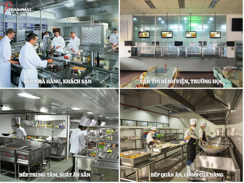 Thi công bếp công nghiệp - nhà hàng, khách sạn uy tín giá tốt 1 Đối tượng khách hàng cần thi công bếp công nghiệp