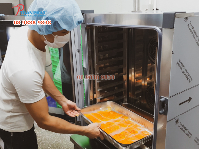 Dự án Bếp Công nghiệp nhà máy GN Food - Lò hấp nướng đa năng Unox 7 khay 2 Giới thiệu dự án lắp đặt lò hấp nướng đa năng 7 khay Unox