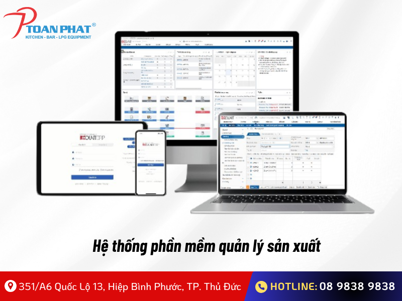 Quy trình sản xuất bánh mì công nghiệp đạt chuẩn chất lượng 2025 18 Hệ thống phần mềm quản lý sản xuất