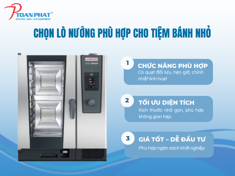 Top 8 lò nướng cho tiệm bánh nhỏ chất lượng - tiết kiệm chi phí 5 Chọn lò nướng phù hợp cho tiệm bánh nhỏ