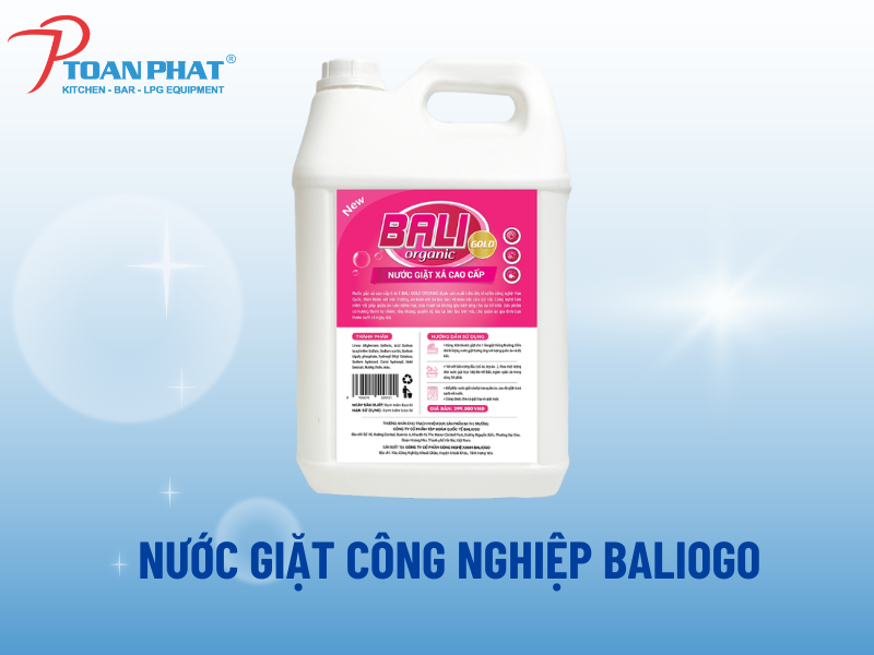 TOP 5 loại nước giặt công nghiệp tốt nhất cho khách sạn, nhà máy 3 Nước giặt công nghiệp BALIOGO
