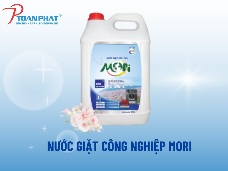 TOP 5 loại nước giặt công nghiệp tốt nhất cho khách sạn, nhà máy 2 Nước giặt Mori M301
