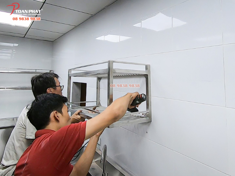 THIẾT KẾ VÀ THI CÔNG BẾP CÔNG NGHIỆP NHÀ HÀNG - KHÁCH SẠN ANNETA 3 Quy trình thi công bếp công nghiệp chuyên nghiệp