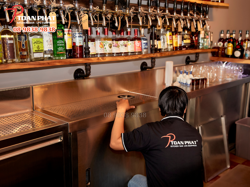 DỰ ÁN THI CÔNG QUẦY BAR TẠI TRE EATERY AND BAR 4 Quy Trình Thi Công Quầy Bar Chuyên Nghiệp