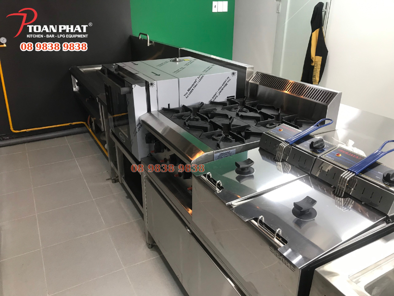 Dự án hệ thống bếp thử món bếp cửa hàng G Kitchen 2 Thiết bếp công nghiệp chuyên dụng Toàn Phát